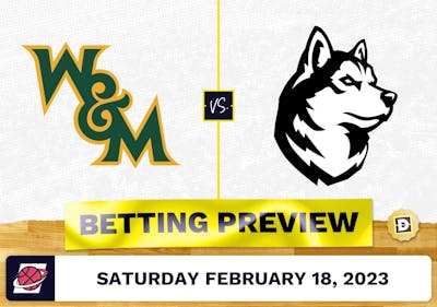 William & Mary vs. Northeastern CBB Prediction and Odds - Feb 18, 2023