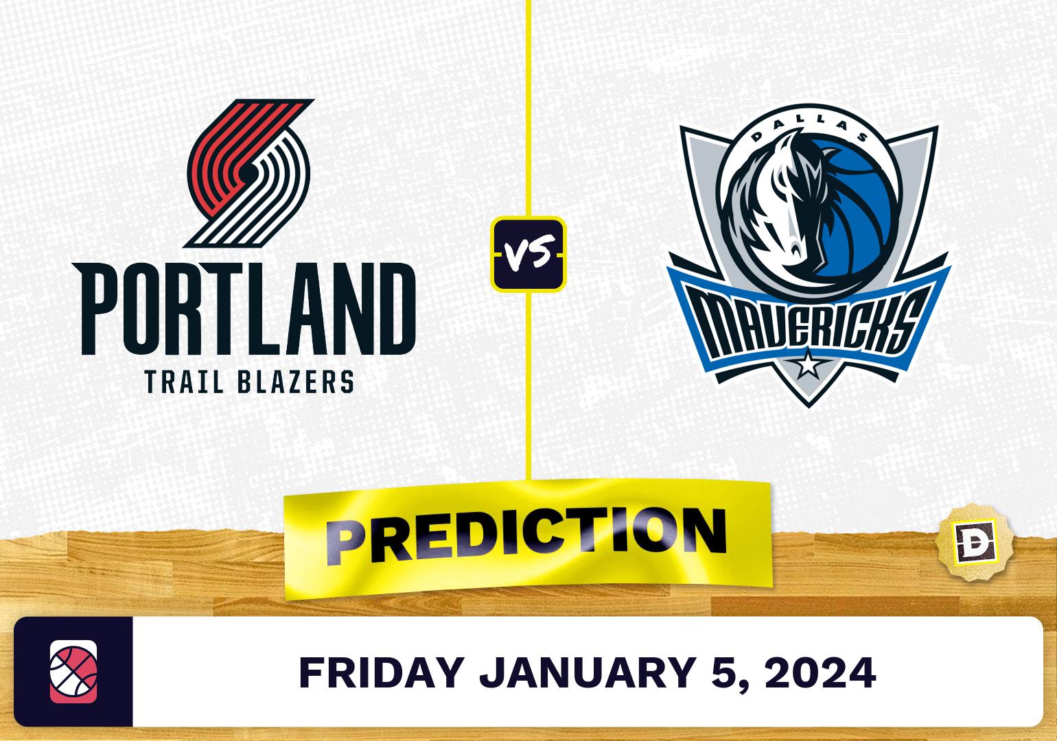 Portland Trail Blazers Vs. Dallas Mavericks Prediction, Odds, NBA Picks ...