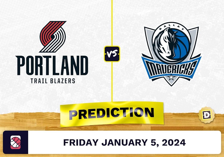 Portland Trail Blazers vs. Dallas Mavericks Prediction, Odds, NBA Picks  [1/5/2024]