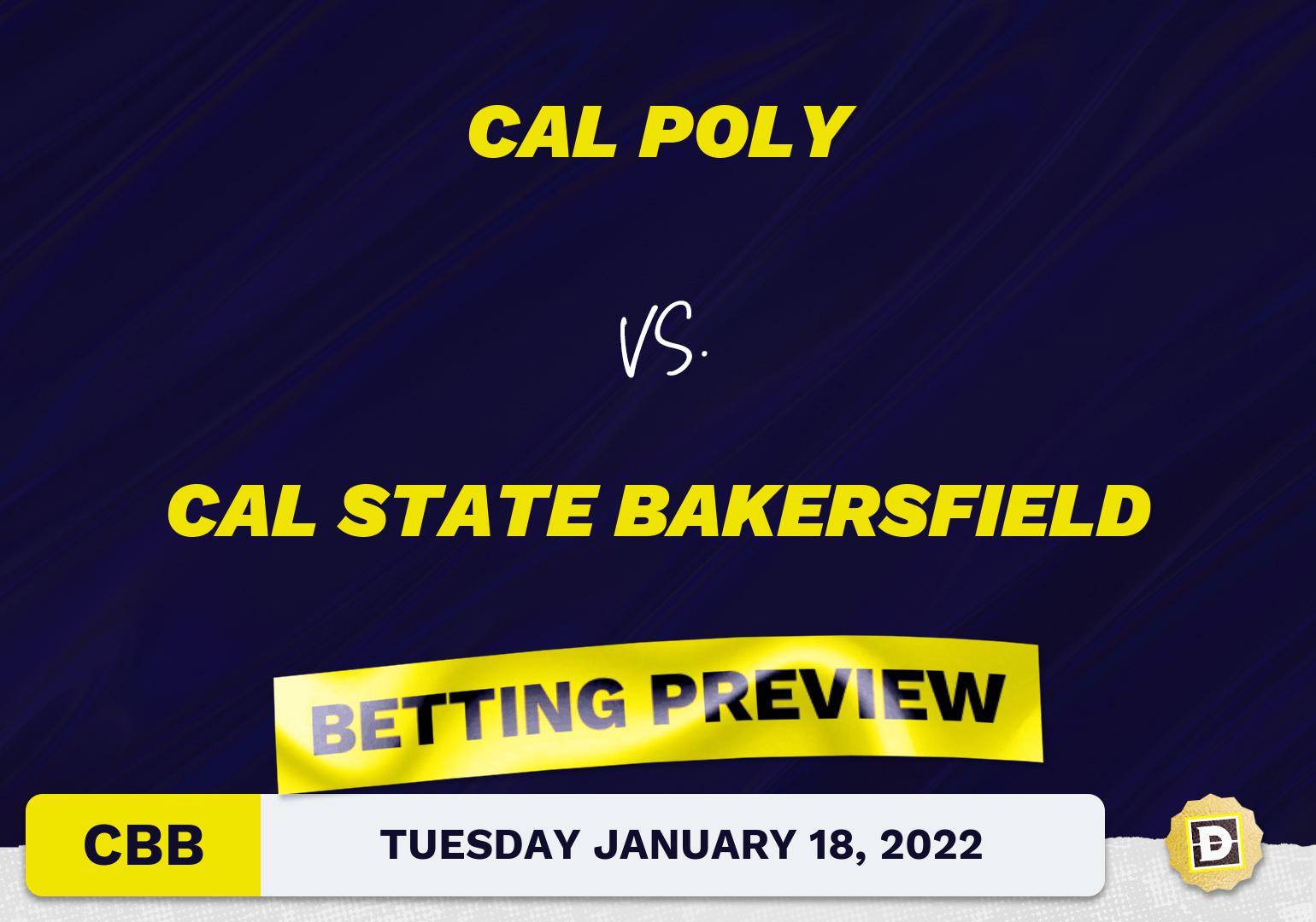 Cal Poly vs. Cal State Bakersfield CBB Predictions and Odds - Jan 18, 2022