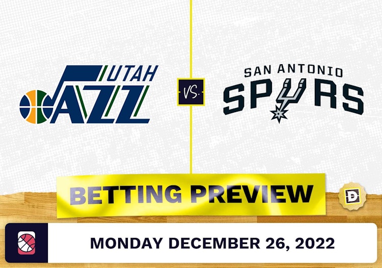 Jazz vs. Spurs Prediction and Odds - Dec 26, 2022