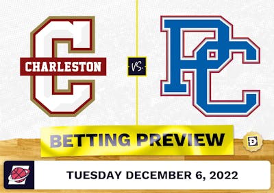 Charleston vs. Presbyterian CBB Prediction and Odds - Dec 6, 2022
