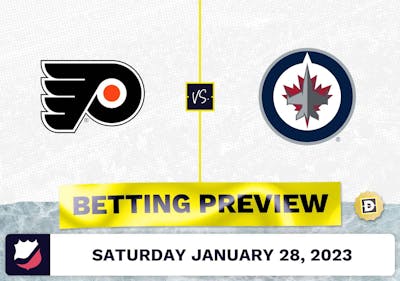 Flyers vs. Jets Prediction and Odds - Jan 28, 2023