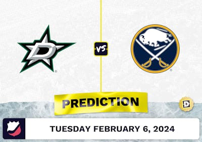 Dallas Stars vs. Buffalo Sabres Prediction, Odds, NHL Picks [2/6/2024]