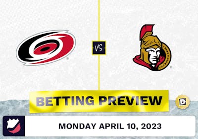 Hurricanes vs. Senators Prediction and Odds - Apr 10, 2023