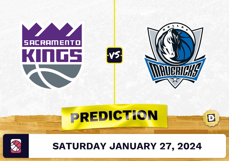 Sacramento Kings vs. Dallas Mavericks Prediction, Odds, NBA Picks [1/27/2024]