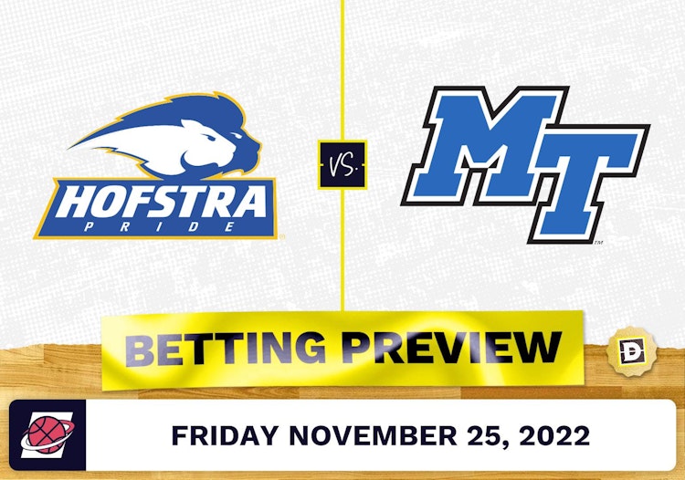 Hofstra vs. Middle Tennessee CBB Prediction and Odds - Nov 25, 2022
