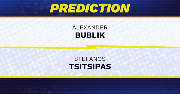 Alexander Bublik vs Stefanos Tsitsipas Tennis Prediction.