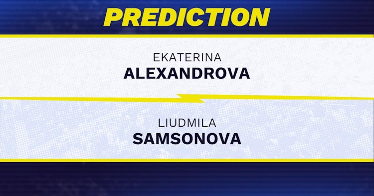 Ekaterina Alexandrova vs Liudmila Samsonova Tennis Prediction.