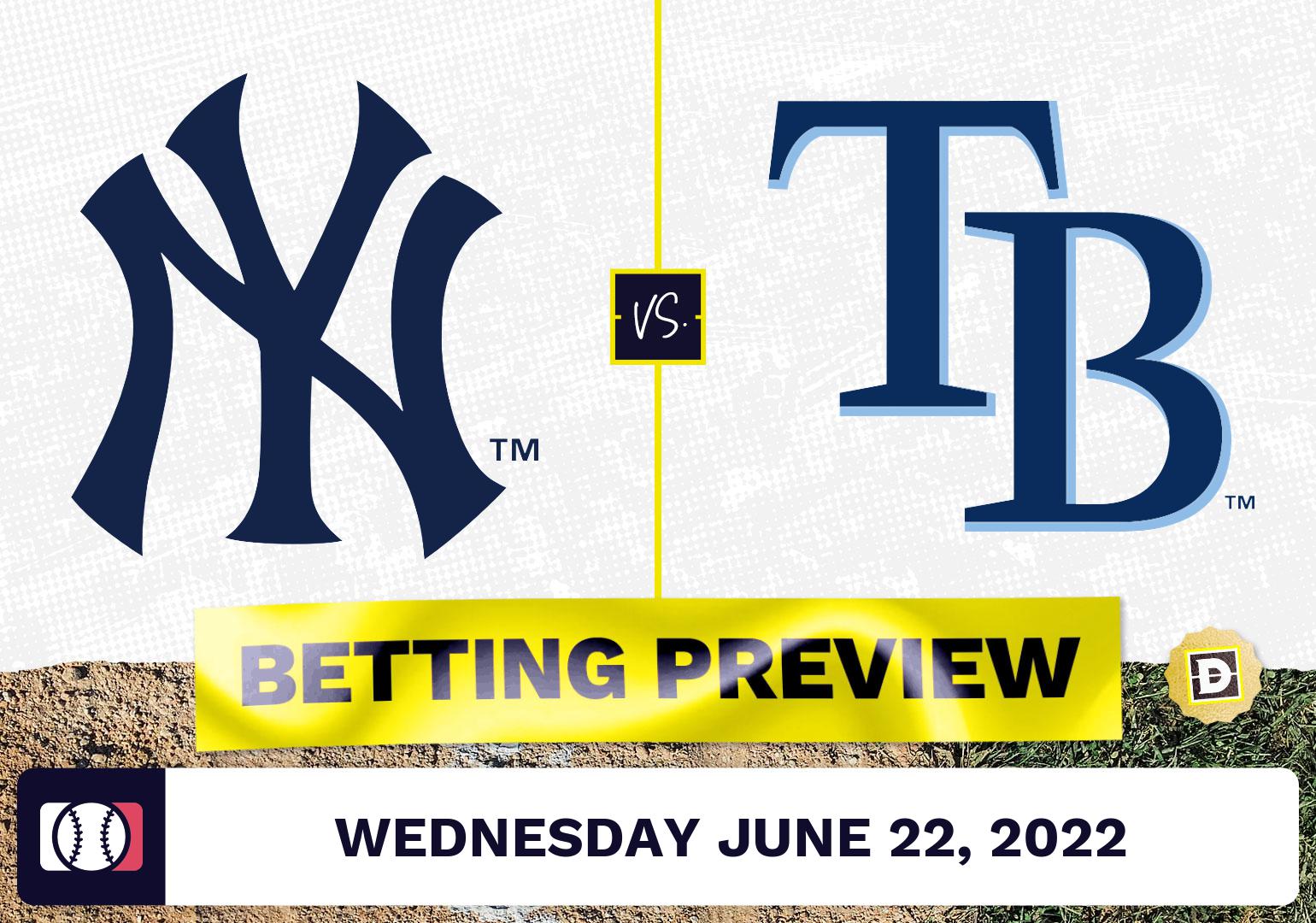 Yankees vs. Rays Prediction and Odds - Jun 22, 2022