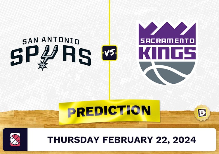 San Antonio Spurs vs. Sacramento Kings Prediction, Odds, NBA Picks [2/22/2024]