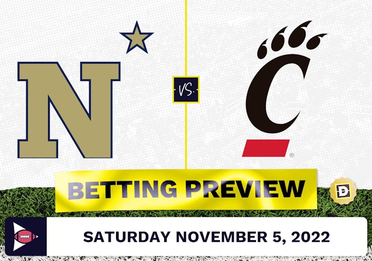 Navy vs. Cincinnati CFB Prediction and Odds - Nov 5, 2022