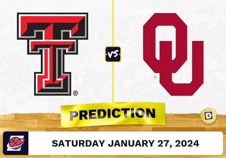 Texas Tech vs. Oklahoma Prediction, Odds, College Basketball Picks [1/27/2024]