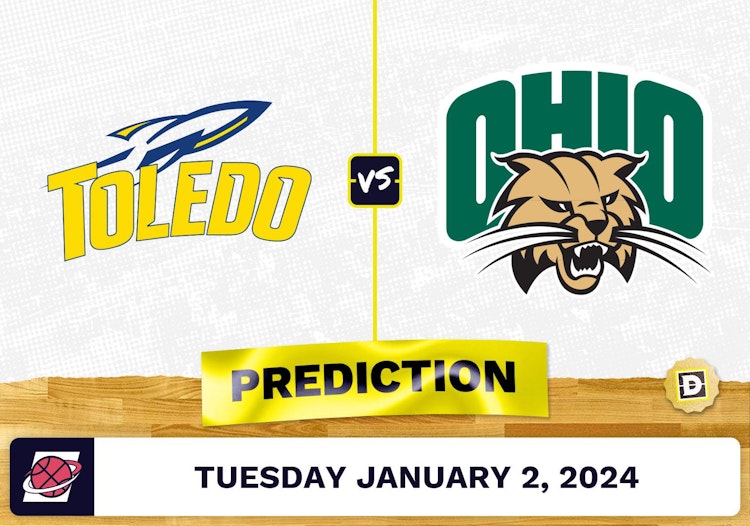 Toledo vs. Ohio Prediction, Odds, College Basketball Picks  [1/2/2024]