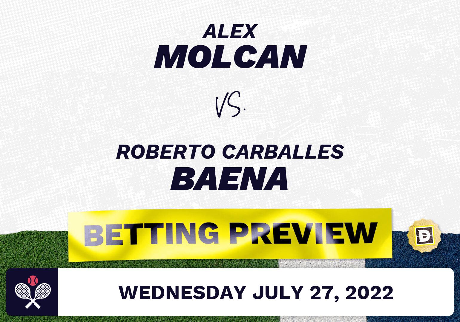 Alex Molcan vs. Roberto Carballes Baena Predictions - Jul 27, 2022