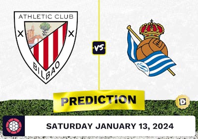 Athletic Bilbao vs. Real Sociedad Prediction, Odds, La Liga Picks  [1/13/2024]