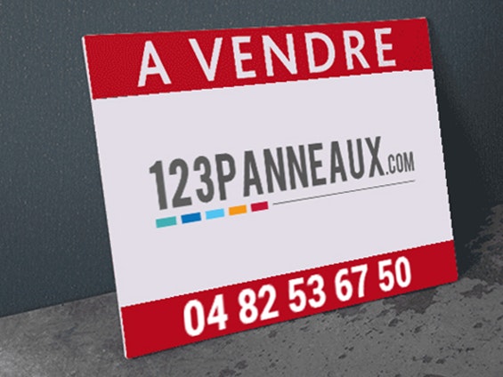 Signalétique immobilière sur panneau rigide imprimé
