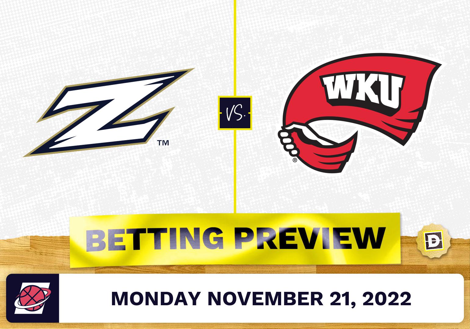 Akron Vs. Western Kentucky CBB Prediction And Odds - Nov 21, 2022