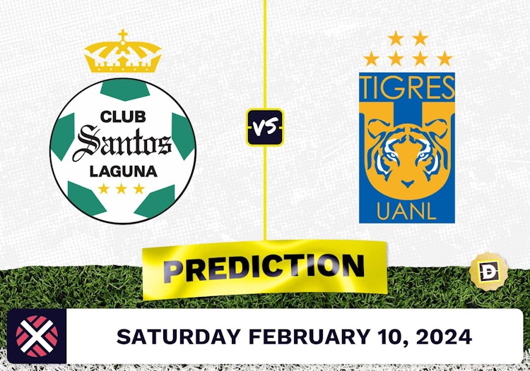 Santos Laguna vs. Tigres UANL Prediction, Odds, Liga MX Picks [2/10/2024]