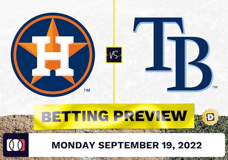 Astros vs. Rays Prediction and Odds - Sep 19, 2022