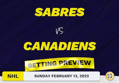 Sabres vs. Canadiens Predictions and Odds - Feb 13, 2022