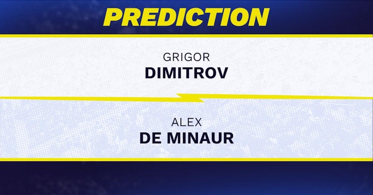 Grigor Dimitrov vs Alex de Minaur Tennis Prediction.