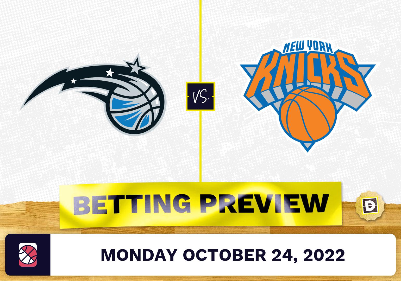 Magic vs. Knicks Prediction and Odds - Oct 24, 2022