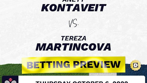 Anett Kontaveit vs. Tereza Martincova Predictions - Oct 6, 2022