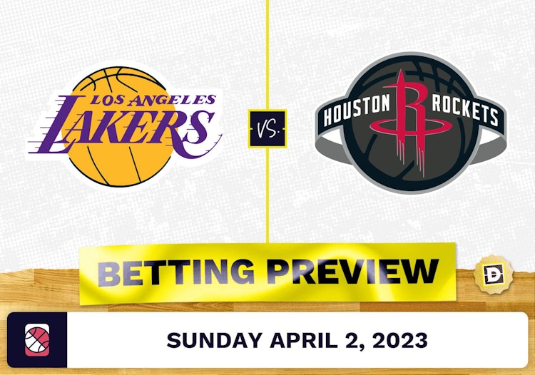 Lakers vs. Rockets Prediction and Odds - Apr 2, 2023