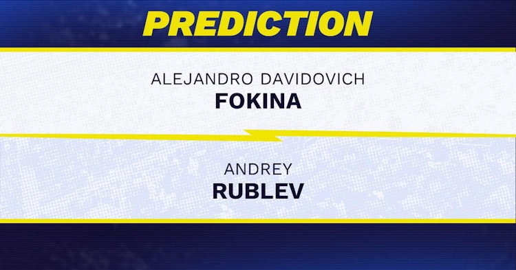 Alejandro Davidovich Fokina vs Andrey Rublev Tennis Prediction.