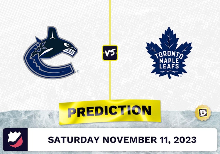 Canucks vs. Maple Leafs Prediction and Odds - November 11, 2023