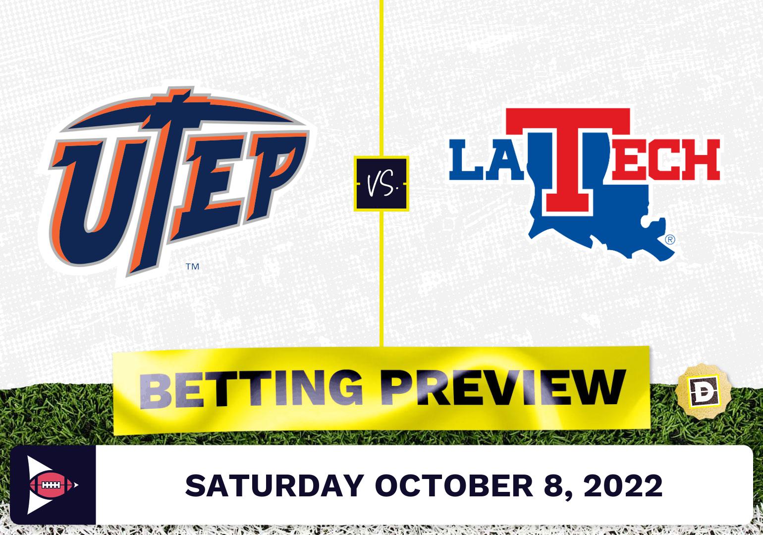Texas-El Paso vs. Louisiana Tech CFB Prediction and Odds - Oct 8, 2022