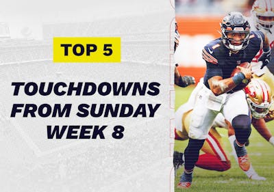 2021 NFL Season: The Top 5 Touchdowns of Sunday, October 31, 2021
