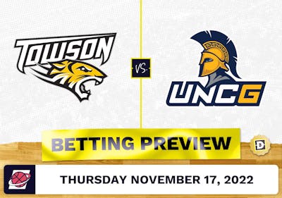Towson vs. UNC Greensboro CBB Prediction and Odds - Nov 17, 2022