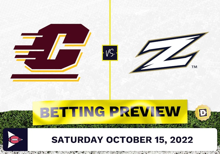 Central Michigan vs. Akron CFB Prediction and Odds - Oct 15, 2022