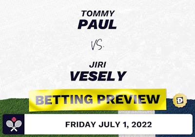 Tommy Paul vs. Jiri Vesely Predictions - Jul 1, 2022