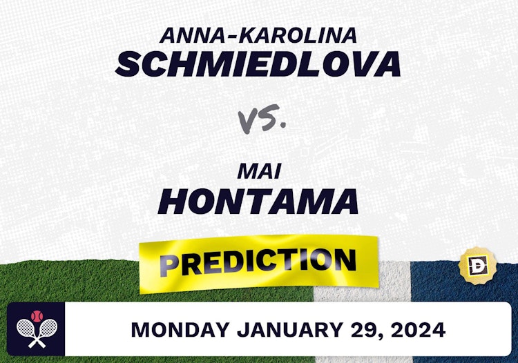 Anna-Karolina Schmiedlova vs. Mai Hontama Prediction, Odds, Picks for WTA Hua Hin 2024