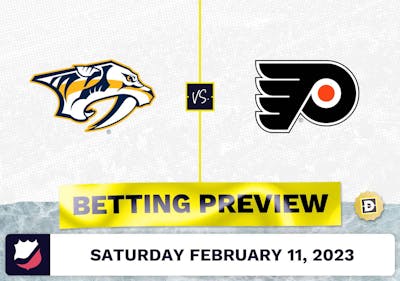 Predators vs. Flyers Prediction and Odds - Feb 11, 2023