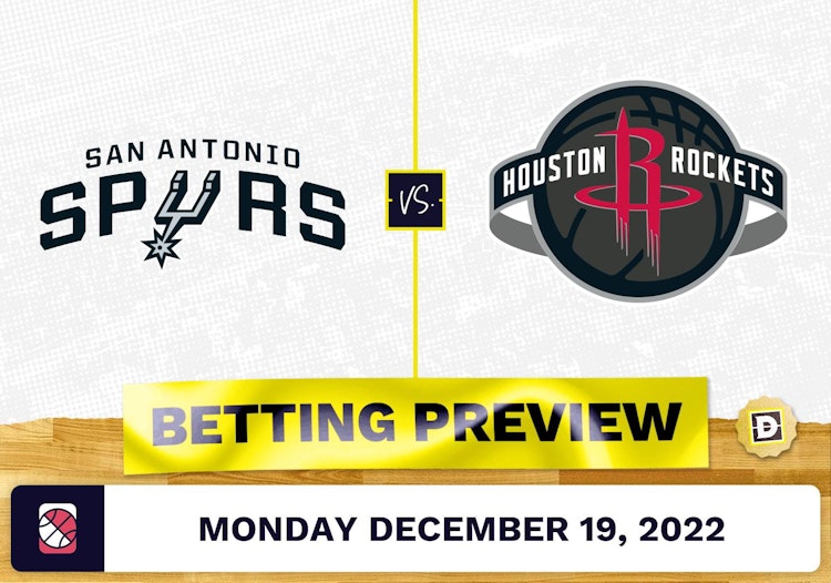 Spurs vs. Rockets Prediction and Odds - Dec 19, 2022