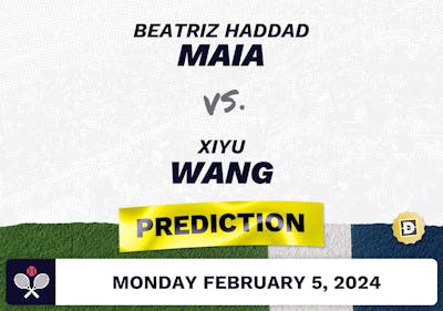Beatriz Haddad Maia vs. Xiyu Wang Prediction, Odds, Picks for WTA Abu Dhabi 2024