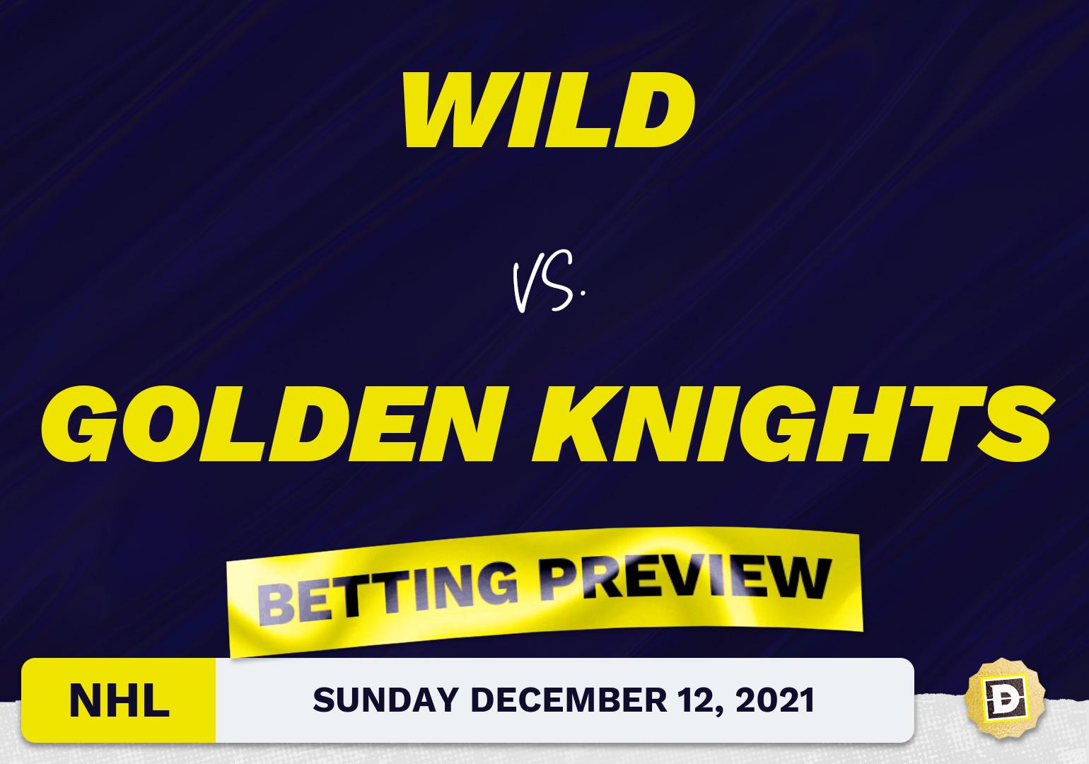 Wild vs. Golden Knights Predictions and Odds - Dec 12, 2021