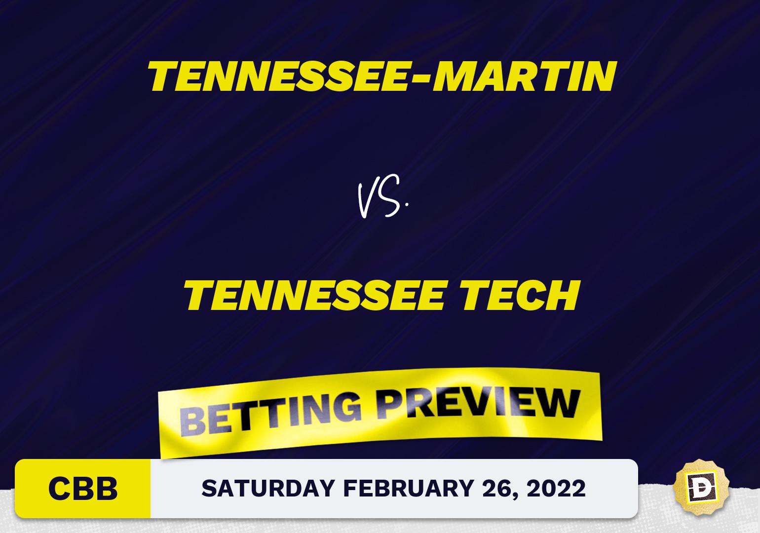 Tennessee-Martin vs. Tennessee Tech CBB Predictions and Odds - Feb 26, 2022
