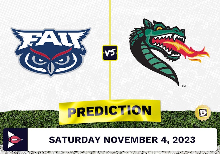 Florida Atlantic vs. UAB CFB Prediction and Odds - November 4, 2023