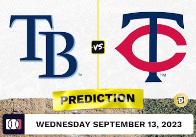 Rays vs. Twins Prediction for MLB Wednesday [9/13/2023]