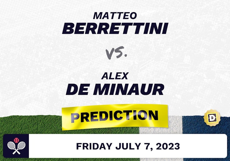 Matteo Berrettini vs. Alex de Minaur Prediction - Wimbledon 2023