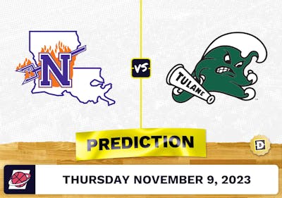 Northwestern State vs. Tulane Basketball Prediction - November 9, 2023