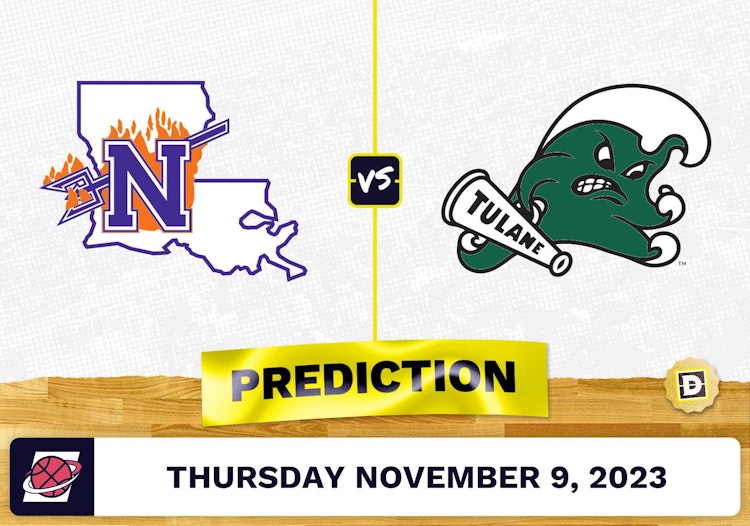 Northwestern State vs. Tulane Basketball Prediction - November 9, 2023