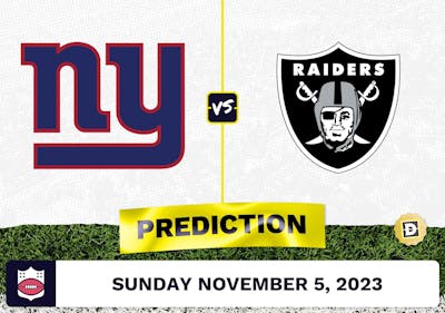 Giants vs. Raiders Prediction, Week 9 Odds, NFL Player Props [2023]