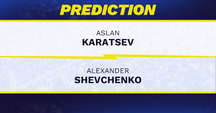 Aslan Karatsev vs Alexander Shevchenko Tennis Prediction.