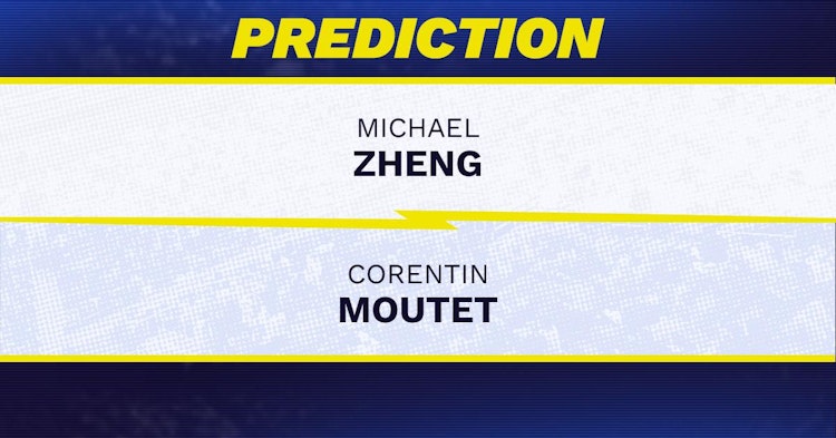 Michael Zheng vs Corentin Moutet Tennis Prediction.